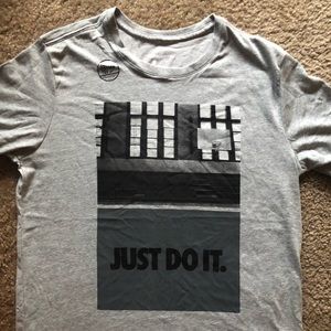 Nike Just Do It Basketball Shirt Large NWT